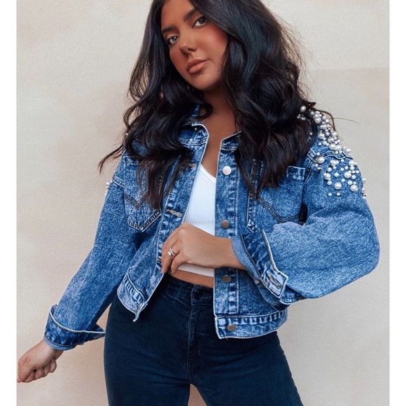 Pearl denim jacket - Picture 2 of 5